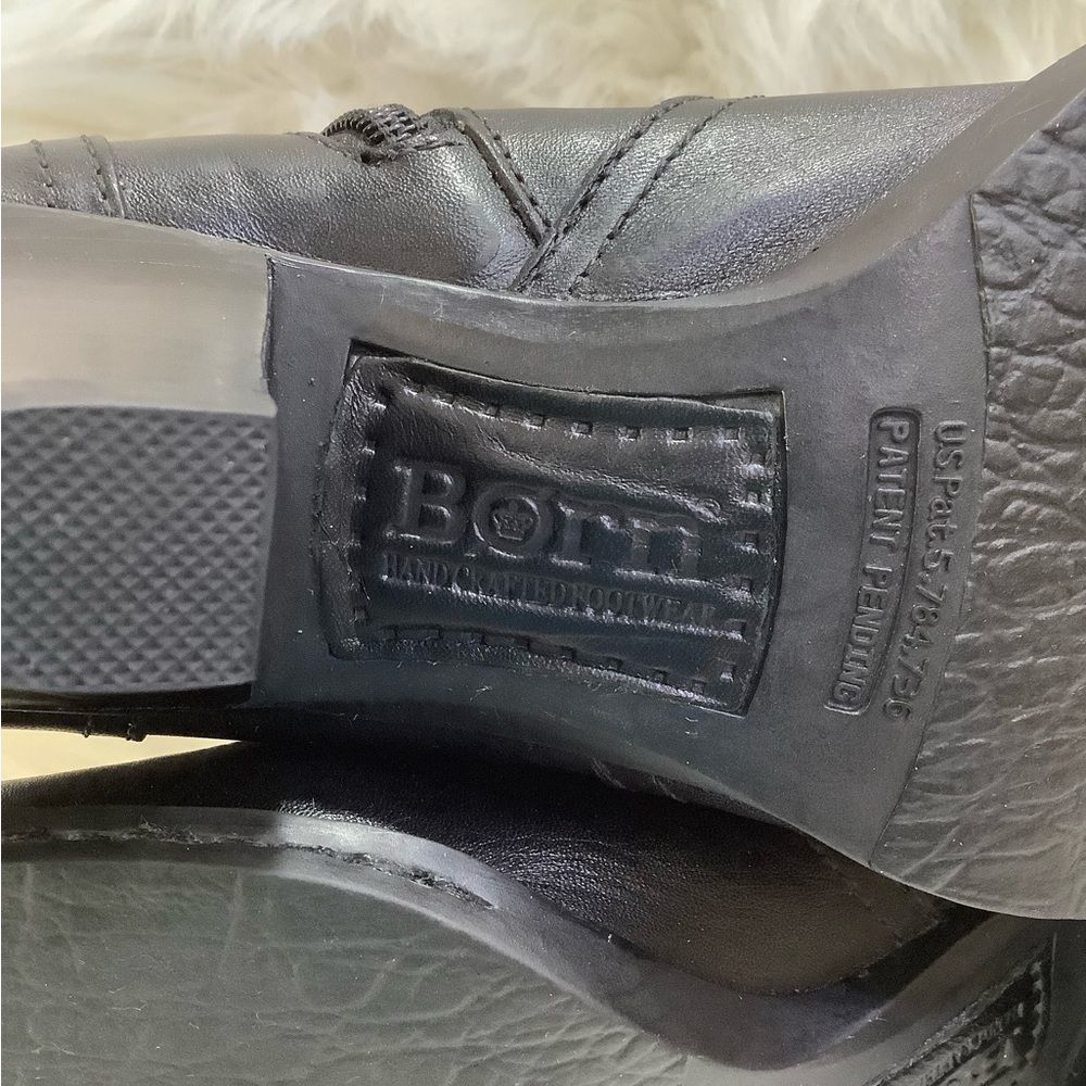 LIKE NEW 🖤BORN Pavan Black Mid Calf Moto Boots - Picture 12 of 14